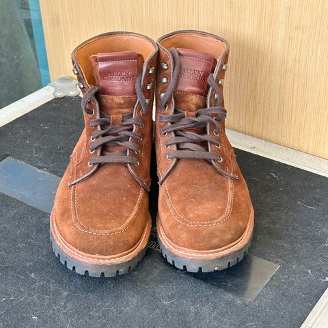 Allen Edmonds Freeport in Snuff Brown Weatherproof Suede