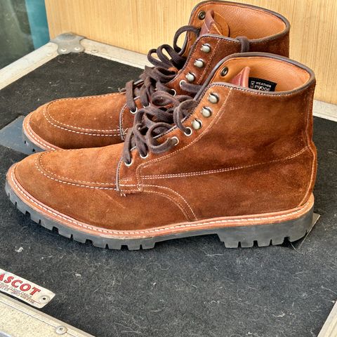 Allen Edmonds Freeport in Snuff Brown Weatherproof Suede