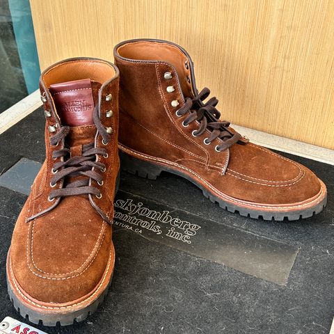 Allen Edmonds Freeport in Snuff Brown Weatherproof Suede