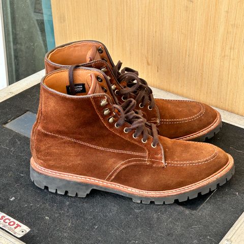 Allen Edmonds Freeport in Snuff Brown Weatherproof Suede