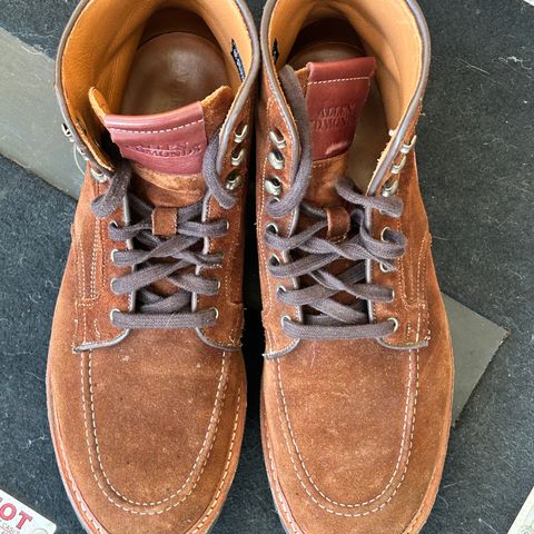 Allen Edmonds Freeport in Snuff Brown Weatherproof Suede