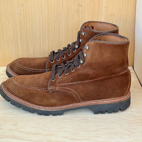 Allen Edmonds Freeport in Snuff Brown Weatherproof Suede