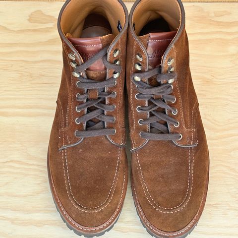 Allen Edmonds Freeport in Snuff Brown Weatherproof Suede