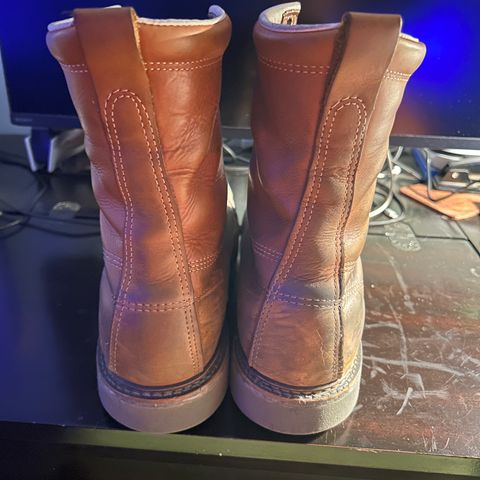 Thorogood 8" Plain Toe in Tobacco Gladiator Oil-Tanned