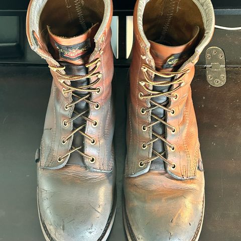 Thorogood 8" Plain Toe in Tobacco Gladiator Oil-Tanned