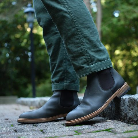 Rider Boot Co. Fritz in Maryam Waxy Salvia Horsebutt