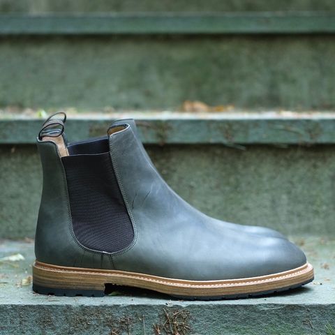 Rider Boot Co. Fritz in Maryam Waxy Salvia Horsebutt