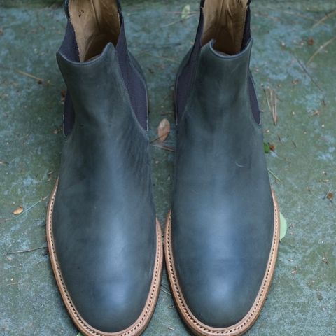 Rider Boot Co. Fritz in Maryam Waxy Salvia Horsebutt