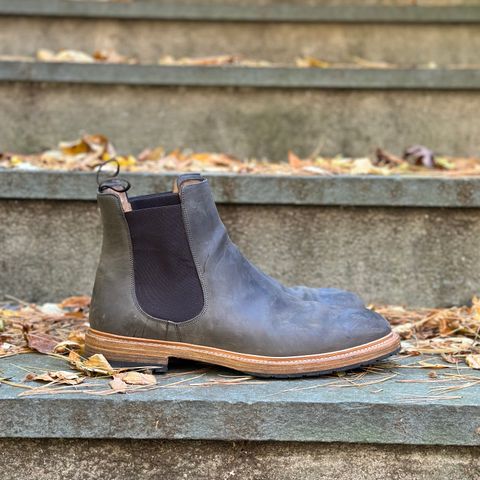 Rider Boot Co. Fritz in Maryam Waxy Salvia Horsebutt