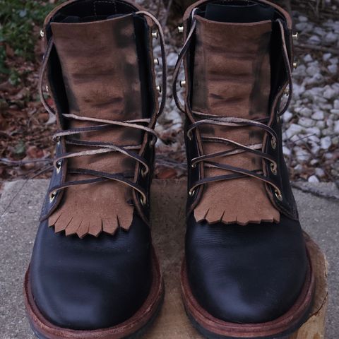 Search result thumbnail of Self-Made Packer in Horween Black Chromexcel (Milled)