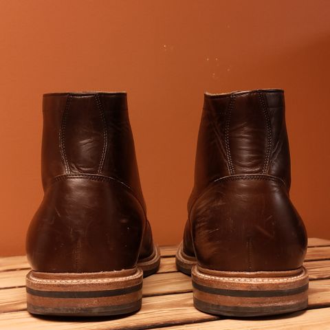 View photo of Grant Stone Diesel Boot in Horween Crimson Chromexcel