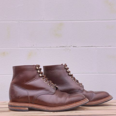 Search result thumbnail of Grant Stone Diesel Boot in Horween Crimson Chromexcel