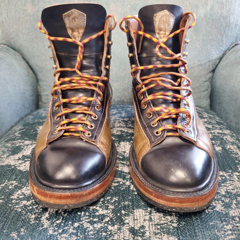 Prof Barnets Lucky Boots in Maryam Black Horsebutt