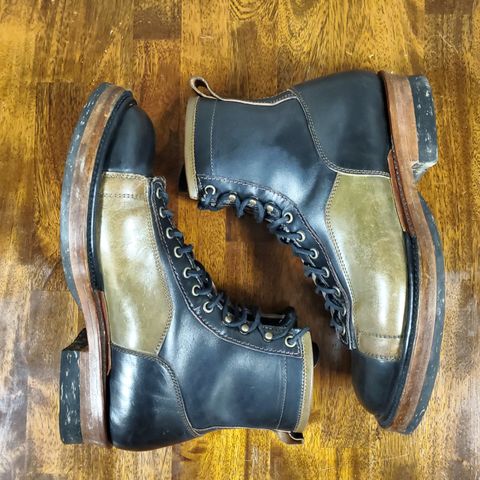 Prof Barnets Lucky Boots in Maryam Black Horsebutt