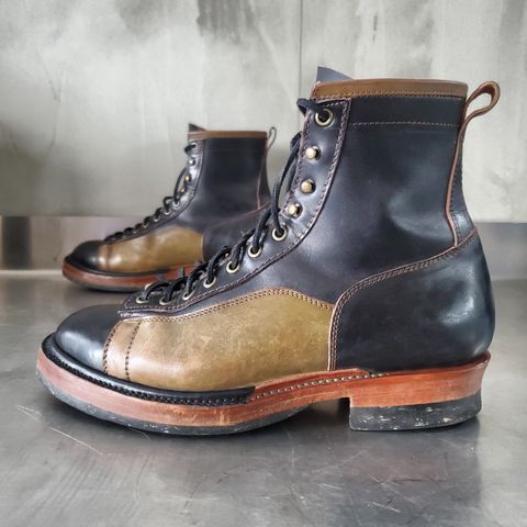 Prof Barnets Lucky Boots in Maryam Black Horsebutt