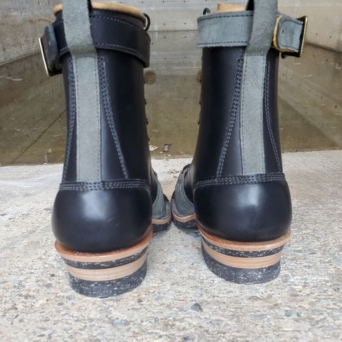 Ground Pounder Monkey Boot in Horween Black Essex