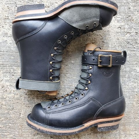 Search result thumbnail of Frank's Boots Monkey Boot in Horween Black Essex