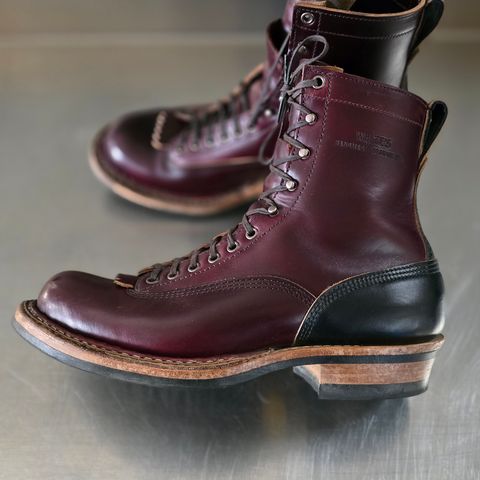 View photo of White's 350 7" Cutters in Seidel Burgundy Double Shot & Seidel Black Double Shot