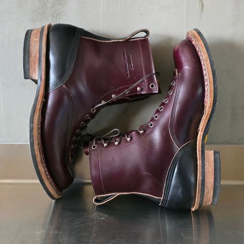 View photo of White's 350 7" Cutters in Seidel Burgundy Double Shot & Seidel Black Double Shot