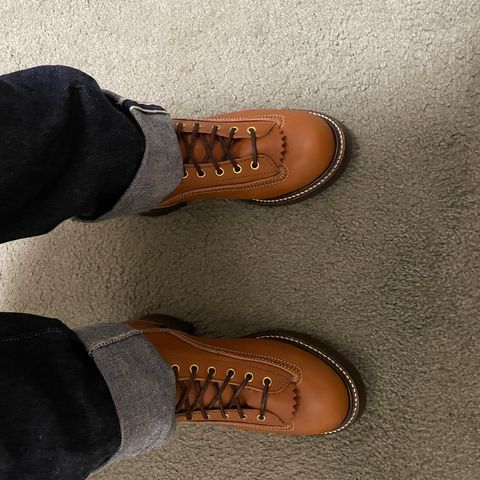 John Lofgren Donkey Puncher Boots in Badalassi Carlo Cognac Minerva