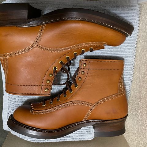 John Lofgren Donkey Puncher Boots in Badalassi Carlo Cognac Minerva