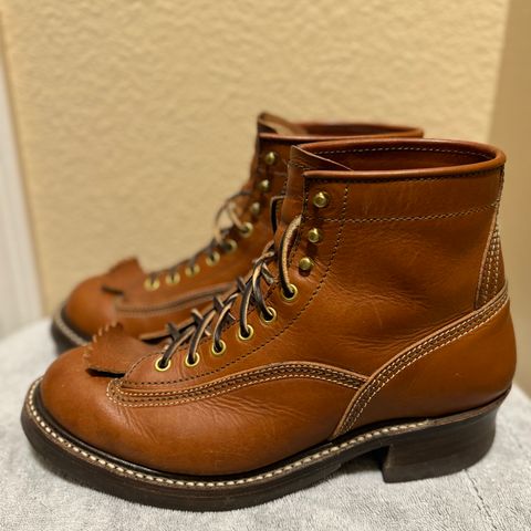 John Lofgren Donkey Puncher Boots in Badalassi Carlo Cognac Minerva