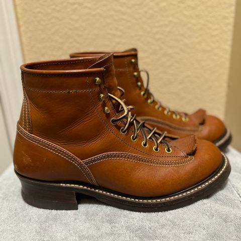 John Lofgren Donkey Puncher Boots in Badalassi Carlo Cognac Minerva