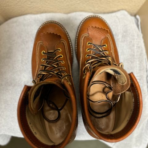 John Lofgren Donkey Puncher Boots in Badalassi Carlo Cognac Minerva