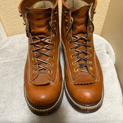 John Lofgren Donkey Puncher Boots in Badalassi Carlo Cognac Minerva
