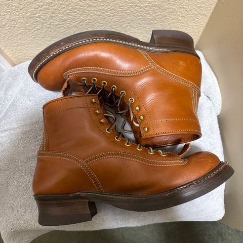 John Lofgren Donkey Puncher Boots in Badalassi Carlo Cognac Minerva