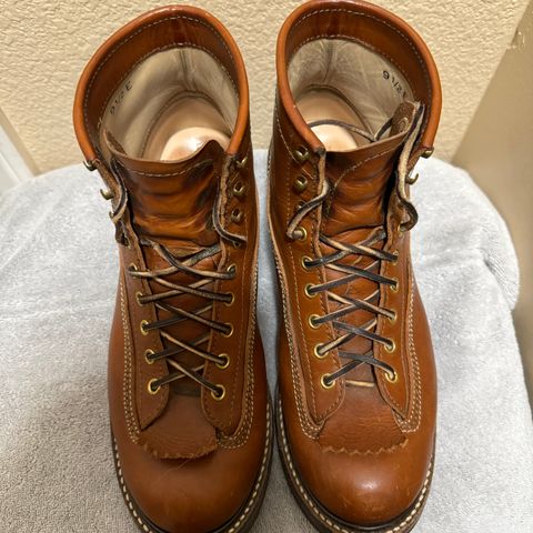 John Lofgren Donkey Puncher Boots in Badalassi Carlo Cognac Minerva
