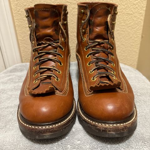 John Lofgren Donkey Puncher Boots in Badalassi Carlo Cognac Minerva