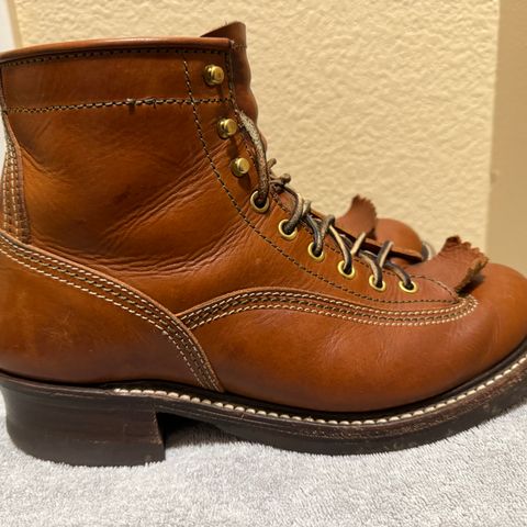 John Lofgren Donkey Puncher Boots in Badalassi Carlo Cognac Minerva