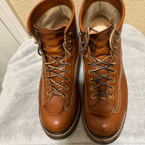 John Lofgren Donkey Puncher Boots in Badalassi Carlo Cognac Minerva