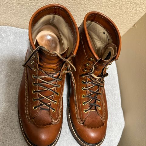 John Lofgren Donkey Puncher Boots in Badalassi Carlo Cognac Minerva