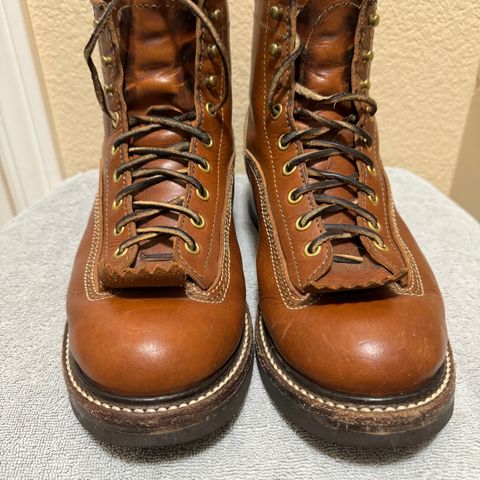 John Lofgren Donkey Puncher Boots in Badalassi Carlo Cognac Minerva
