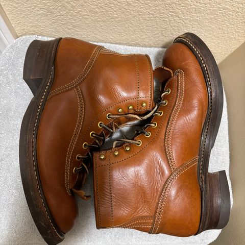 John Lofgren Donkey Puncher Boots in Badalassi Carlo Cognac Minerva