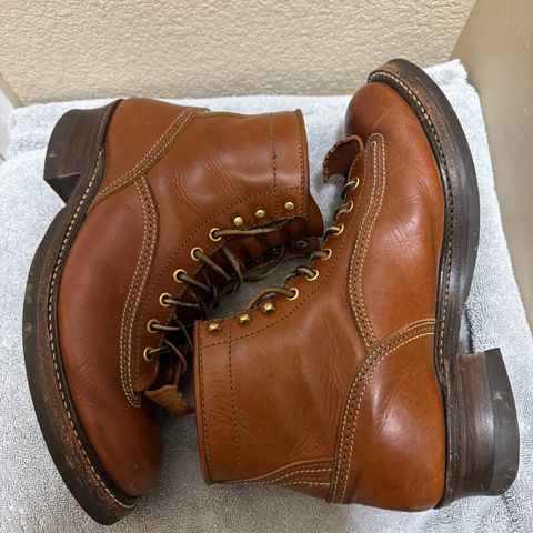 John Lofgren Donkey Puncher Boots in Badalassi Carlo Cognac Minerva