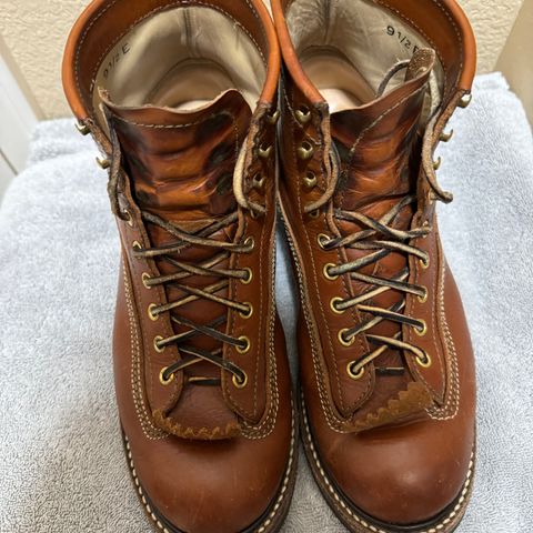 John Lofgren Donkey Puncher Boots in Badalassi Carlo Cognac Minerva