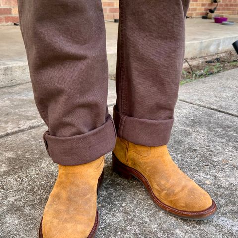 Rios of Mercedes Roper in Buckwheat Waxed Kudu