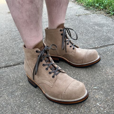 View photo of Viberg Service Boot BCT in Horween Marine Field Roughout