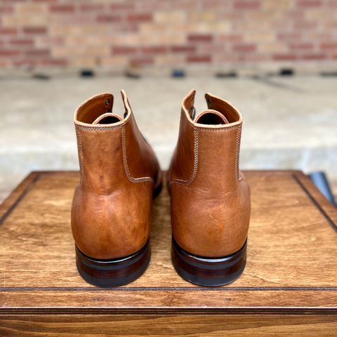 View photo of Viberg Service Boot in Conceria 800 Antique Oiled Vacchetta