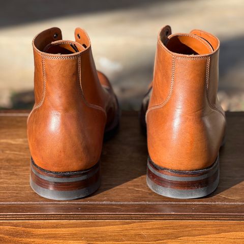 View photo of Viberg Service Boot in Conceria 800 Antique Oiled Vacchetta