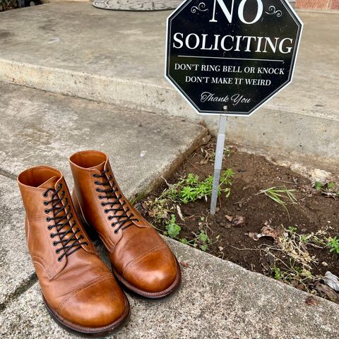 Viberg Service Boot in Conceria 800 Antique Oiled Vacchetta