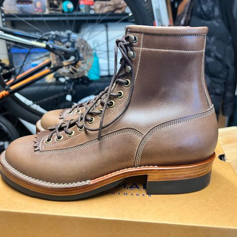 Onderhoud LCV01 Lineman Boot in Horween Natural Chromexcel