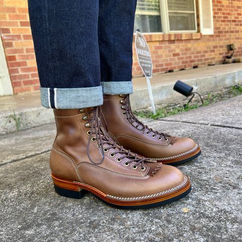 Onderhoud LCV01 Lineman Boot in Horween Natural Chromexcel