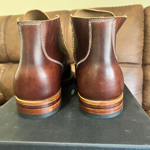 View photo of Viberg Service Boot in Horween Brown Cypress