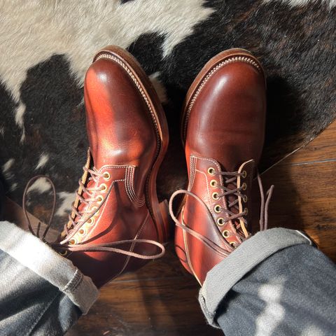 View photo of Viberg Service Boot in Horween Brown Cypress