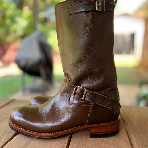 BLKBRD Engineer (prototype) in Horween Olive Chromexcel