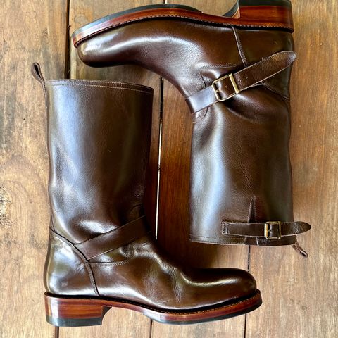 BLKBRD Engineer (prototype) in Horween Olive Chromexcel
